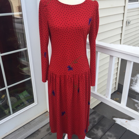 Vintage drop waist Dress. size 12 - Picture 1 of 10
